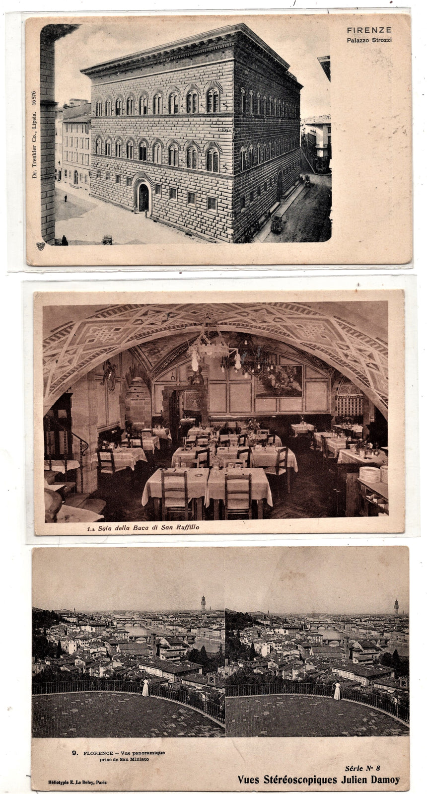Cartolina antica Firenze lotto miste
