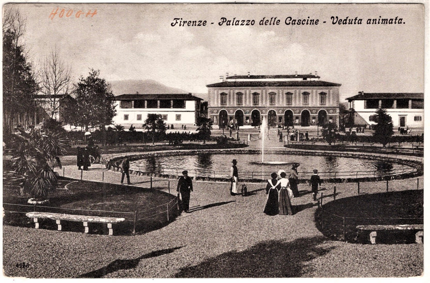 Cartolina antica Firenze Palazzo della Cascina