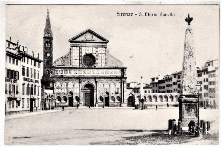 Cartolina antica Firenze S.Maria Novella
