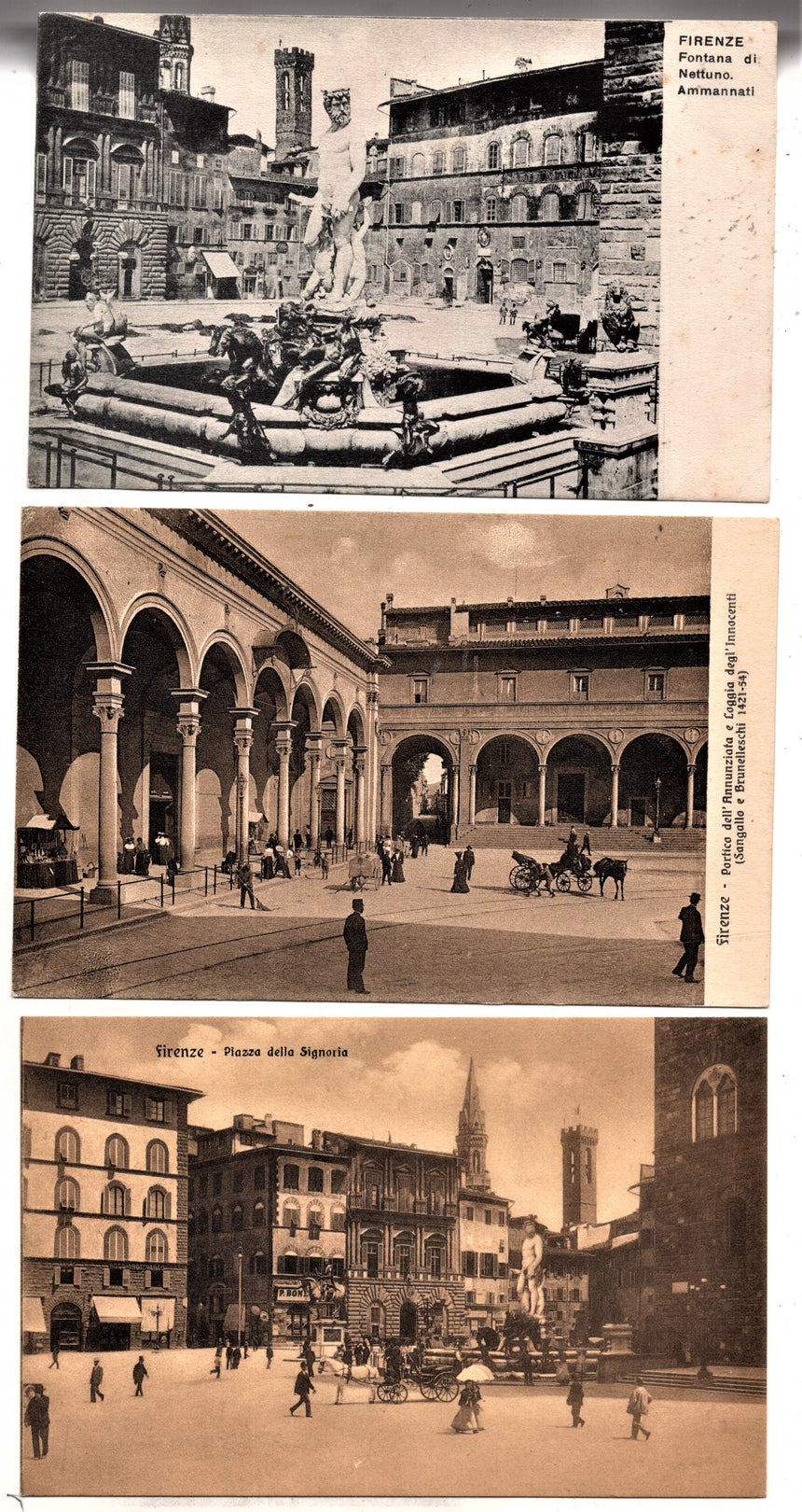 Cartolina antica Firenze lotto miste