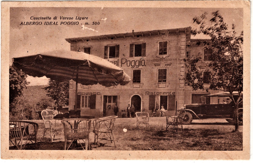 Cartolina antica Cassinette di Varese Albergo Ideal Poggio