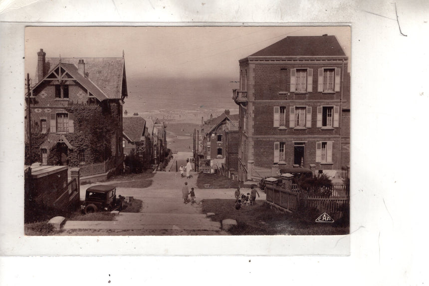 Cartolina antica Onival Avenue du Casino Real Photo C.A.P.  Trasborurg