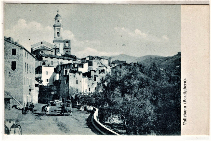 Cartolina antica Vallebona Bordighera