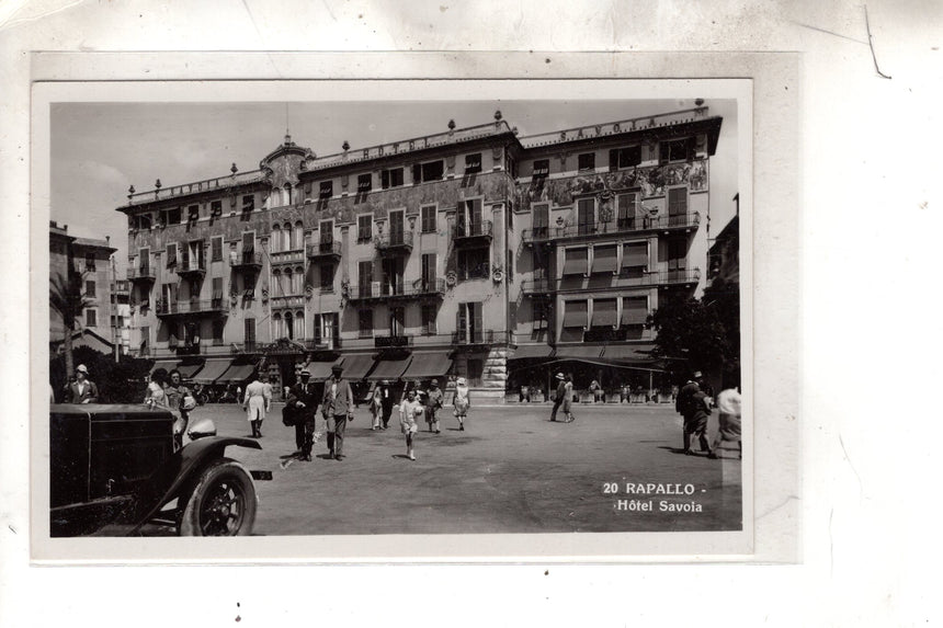 Cartolina antica Rapallo Hotel Savoia