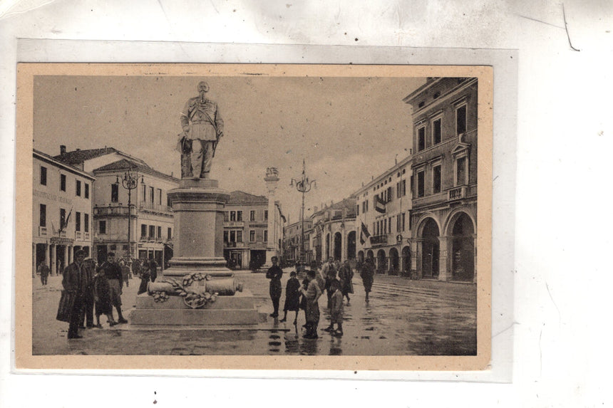 Cartolina antica Rovigo piazza V.Emanuele