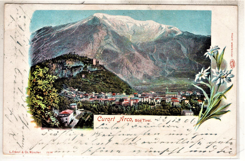 Cartolina antica Curort Arco Sudtirol