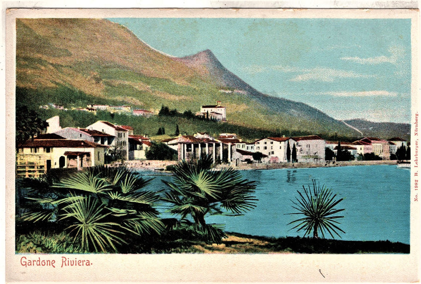 Cartolina antica Gardone Riviera sul Garda