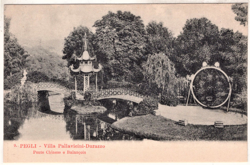 Cartolina antica Pegli villa Pallavicini Durazzo