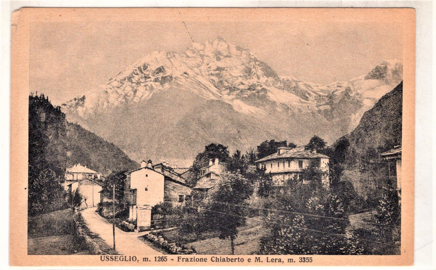 Cartolina antica Usseglio Frazione Chiaberto