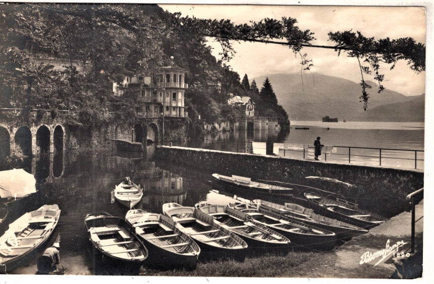 Cartolina antica Fotografia posto sconosciuto
