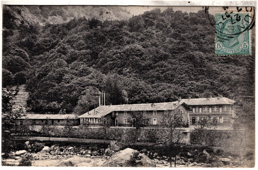 Cartolina antica Valle Gesso Reale Palazzina di San Anna di Valdieri