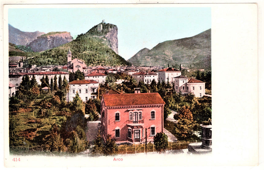 Cartolina antica Arco Trento ARCO