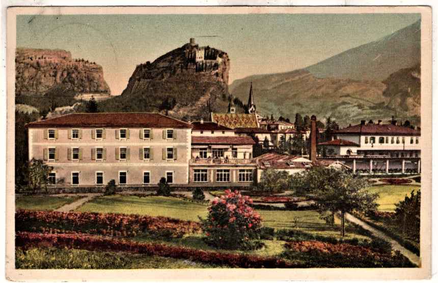 Cartolina antica Arco Trento casa di cura Forlanini