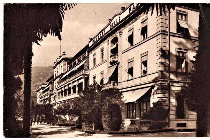 Cartolina antica Arco Trento casa di cura Armanni