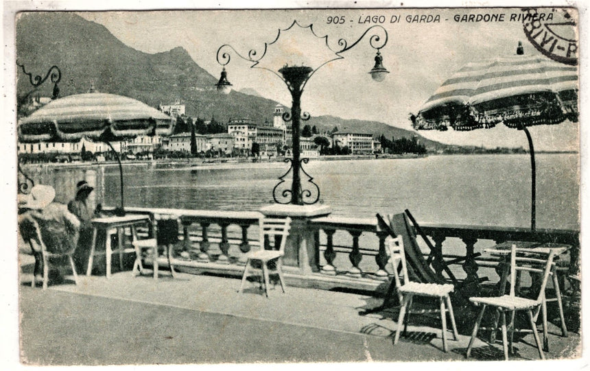 Cartolina antica Gardone sul Garda