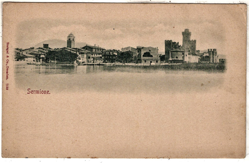 Cartolina antica Sirmione sul Garda