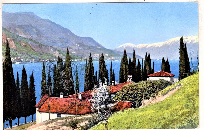 Cartolina antica Lago di Garda cartolina militare feldpost