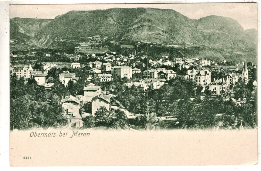 Cartolina antica Obermais bei Meran Sudtirol