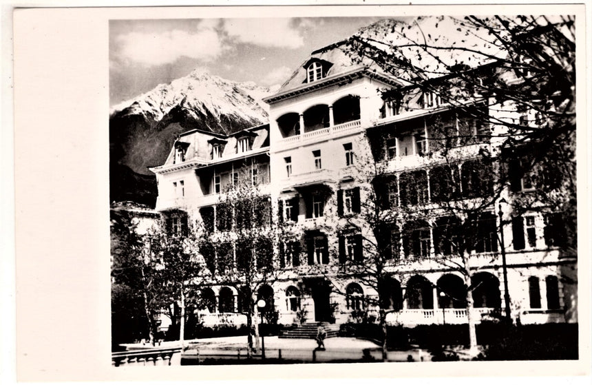 Cartolina antica Merano Hotel Metropole Meran