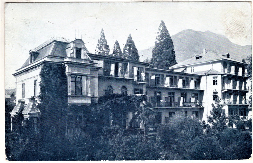 Cartolina antica Merano Pensione Gilm già Gilmhof Maia Alta