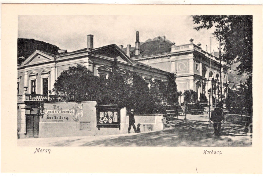 Cartolina antica Merano Meran Kurhaus