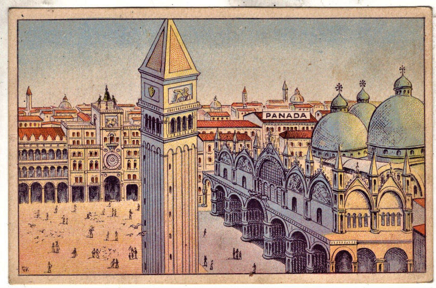 Cartolina antica Venezia Albergo Antico Panada A.Zini prop.