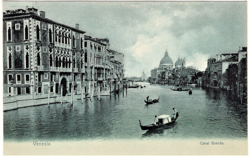 Cartolina antica Venezia Canal Grande