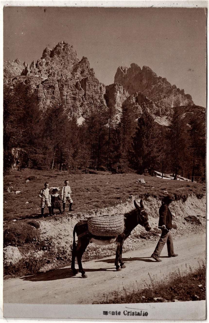 Cartolina antica Cortina d Ampezzo cartolina fotorgafica