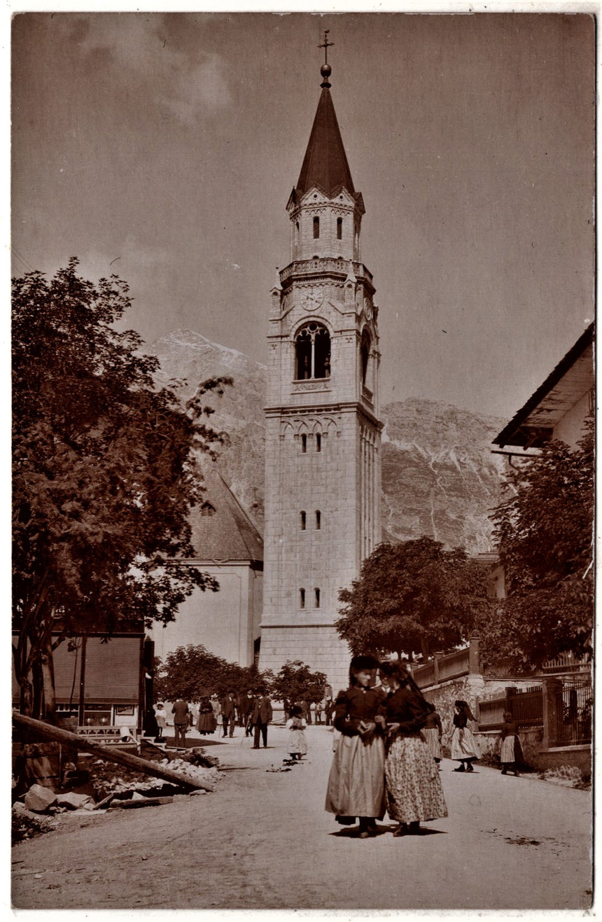 Cartolina antica Cortina d Ampezzo cartolina fotorgafica