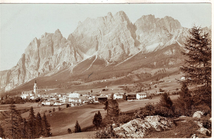 Cartolina antica Cortina d Ampezzo Tirol foto Terschak