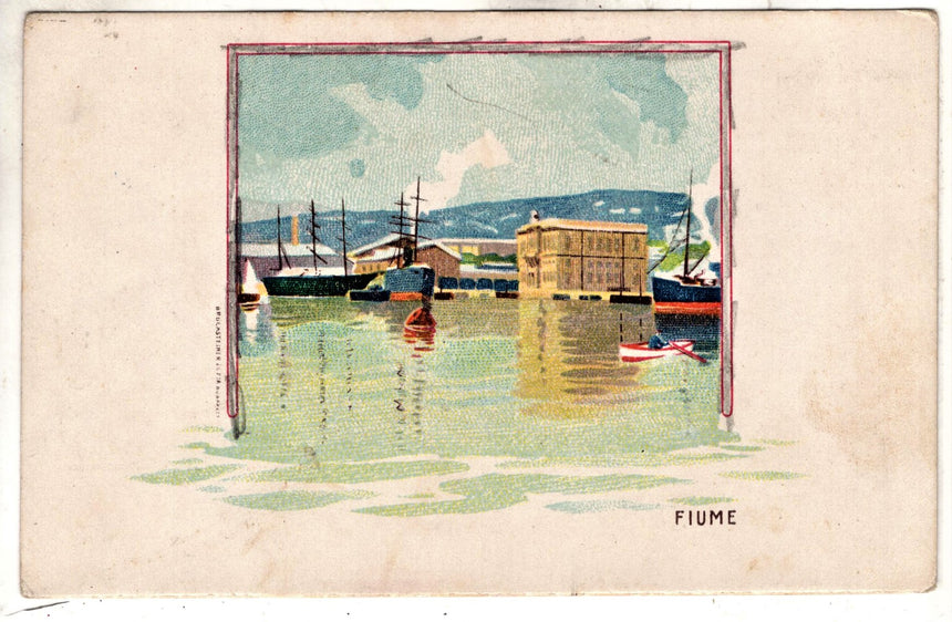 Cartolina antica Fiume