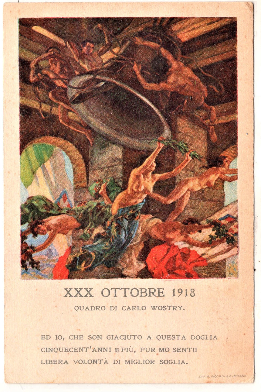 Cartolina antica Fiume  Pro Fiume