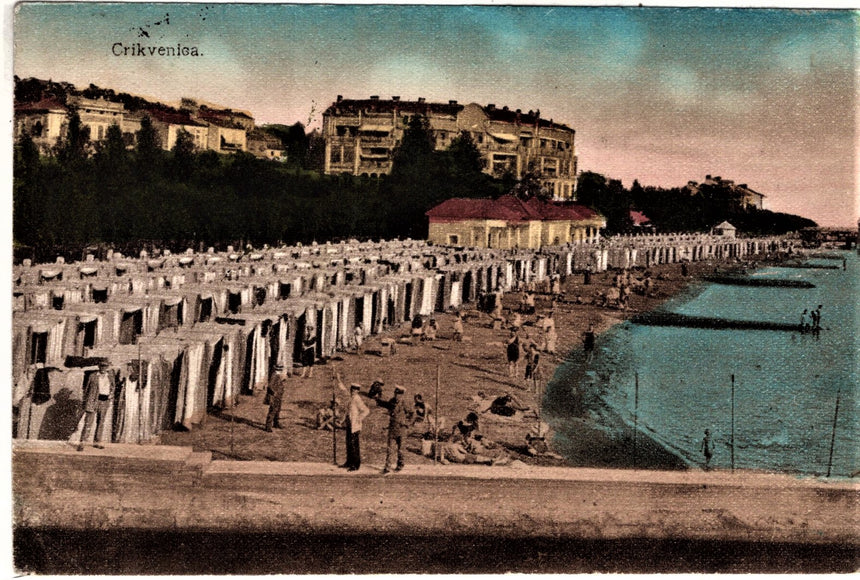 Cartolina antica Crikvenica Croazia