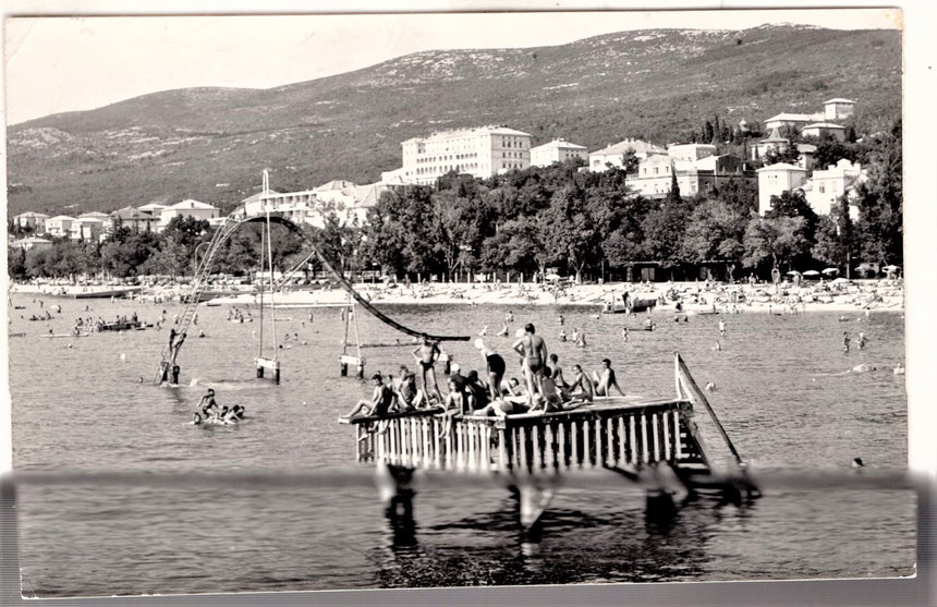 Cartolina antica Crikvenica Croazia