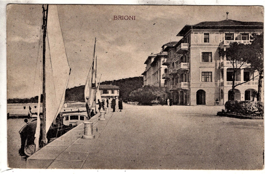 Cartolina antica Brioni Croazia