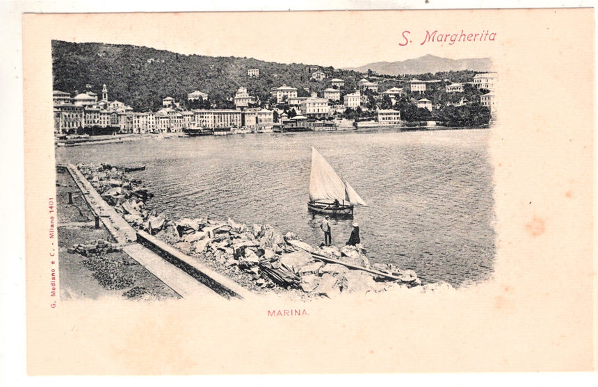 Cartolina antica Santa Margherita marina