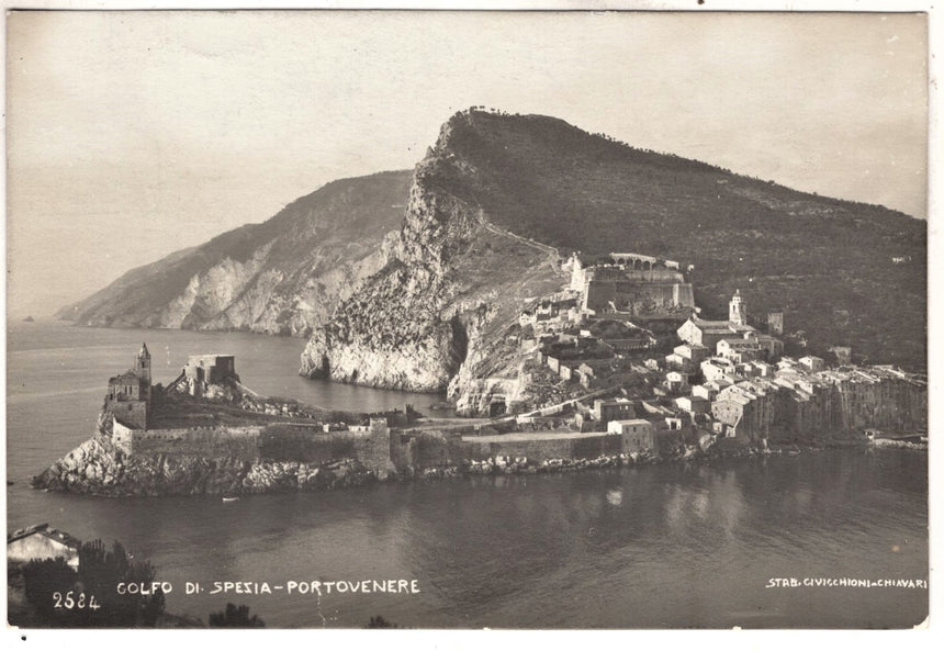 Cartolina antica Portovenere panorama foto Civicchioni