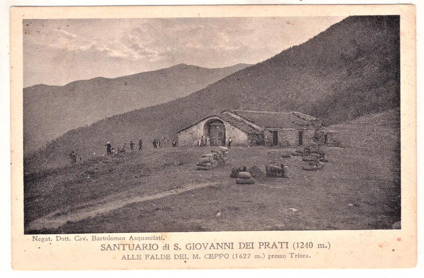 Cartolina antica Imperia IV centenario del Santuario S.Giovanni dei Prati