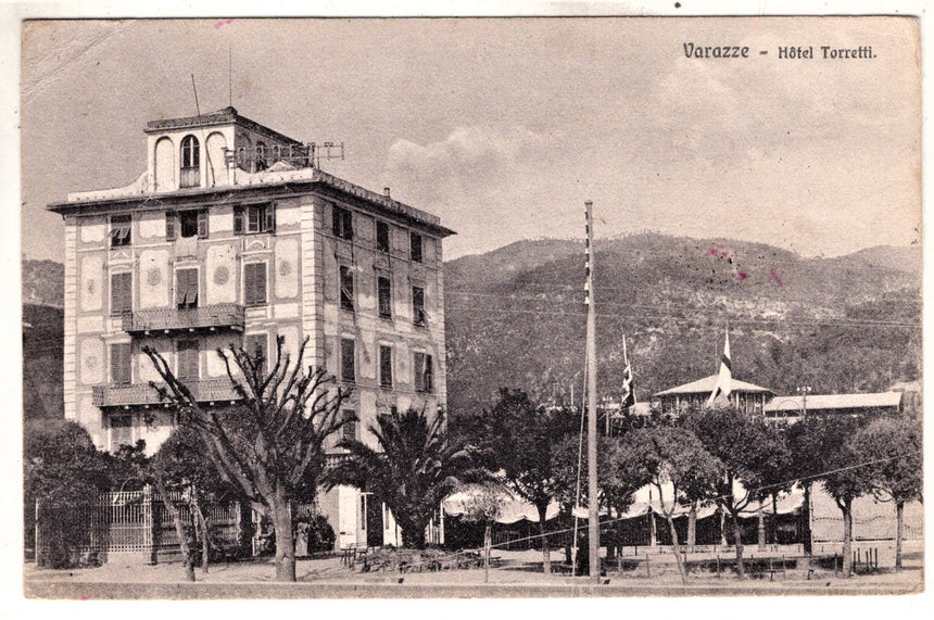 Cartolina antica Varazze Hotel Torretti