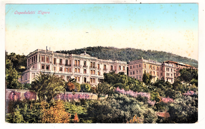 Cartolina antica Ospedaletti Ligure