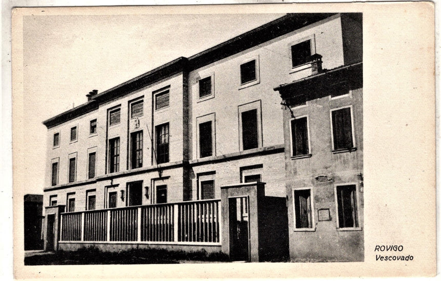 Cartolina antica Rovigo Vescovado