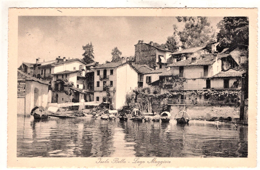 Cartolina antica Isola Bella lago Maggiore