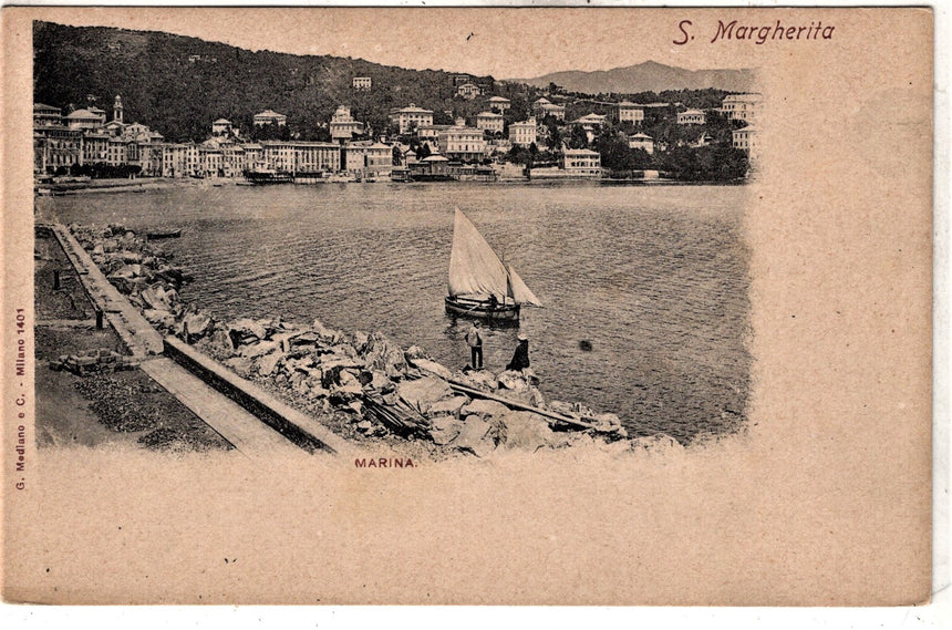 Cartolina antica Santa Margherita Ligure Genova