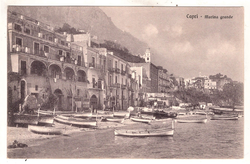 Cartolina antica Capri Marina Grande