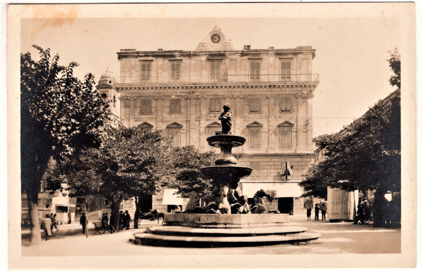 Cartolina antica Ancona Piazza Roma