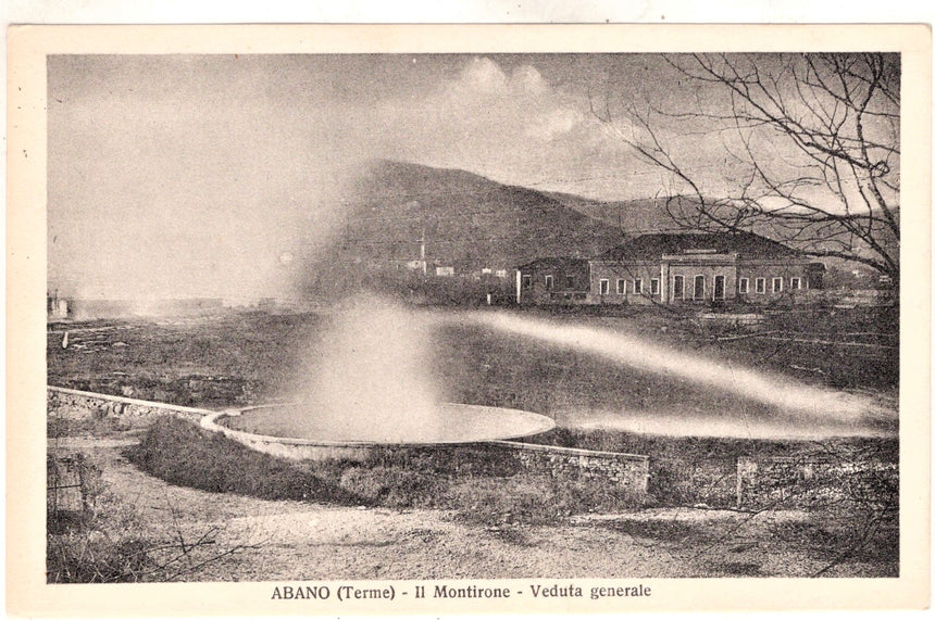 Cartolina antica Abano Terme il Montirone