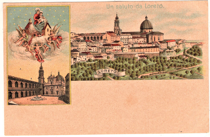 Cartolina antica Loreto