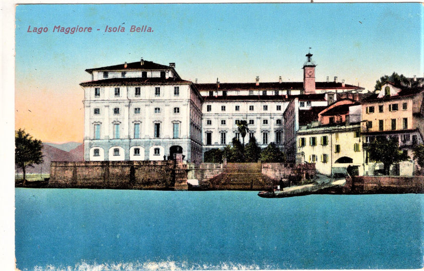 Cartolina antica Isola Bella lago Maggiore