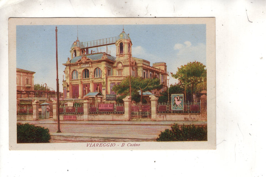 Cartolina antica Viareggio il Casino