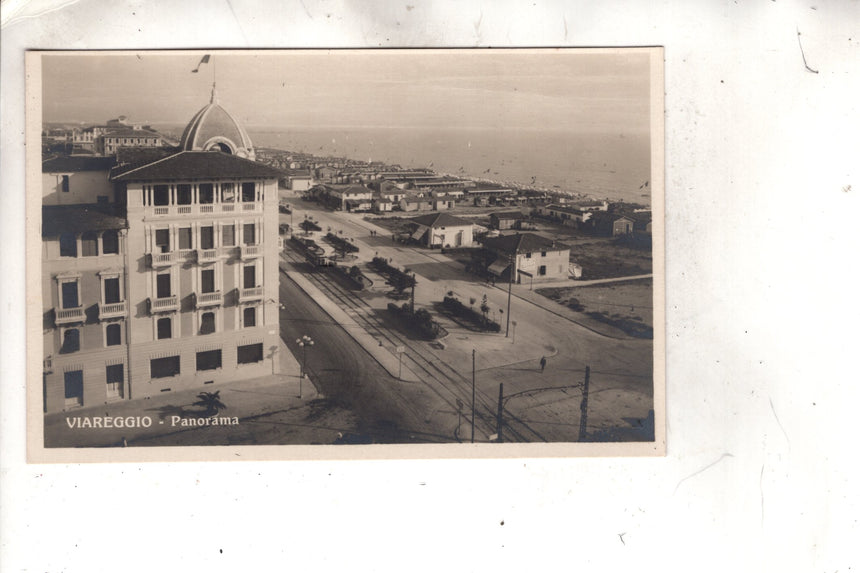 Cartolina antica Viareggio panorama a cura ente "pro Viareggio"